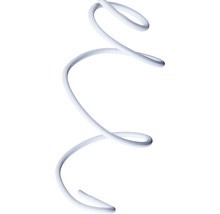 Tvarovateľný textilný kábel, 1,5 m, biely-thumb-0