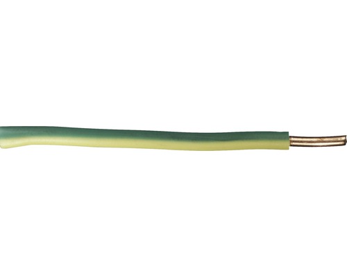 Žilový kábel H07 V-U 1G4 mm² zelenožltý, metrážový sortiment