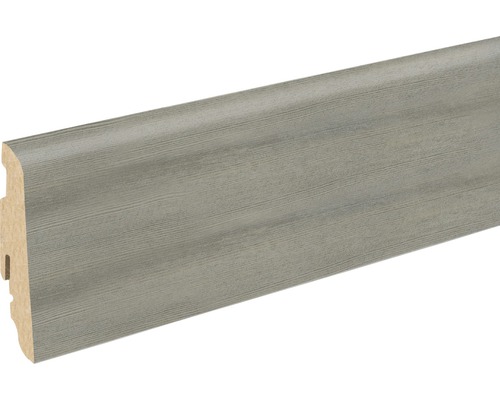Soklová lišta Skandor Toscana Pine Grey FU60L 19x58x2400 mm Drevená podlahová lišta