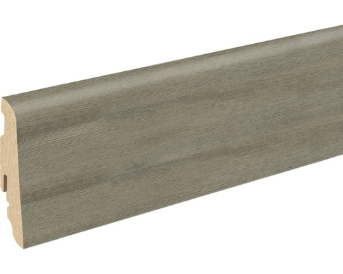 Soklová lišta Skandor Toscany Pine FU60L 19x58x2400 mm Podlahová lišta s drevenou štruktúrou
