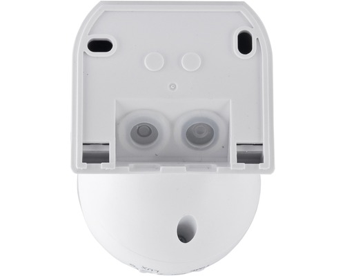 Spodná strana detektora pohybu na montáž na stenu