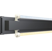 LED akvarijné svetlo s dvoma svetelnými lištami