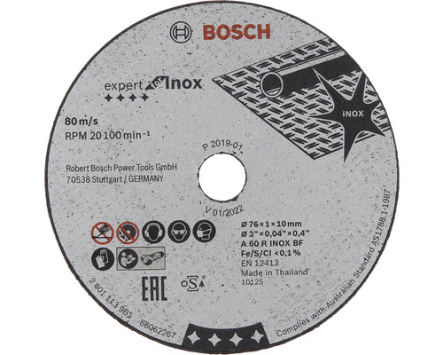 Kotúč Bosch Inox na GWS 12V, 5 ks