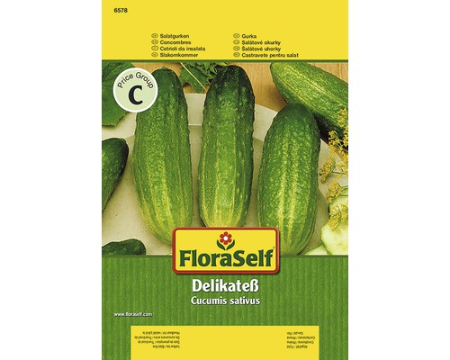Balenie semien šalátových uhoriek značky FloraSelf