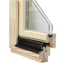 Drevené okno Euro OS1A 90 x 120 cm ľavé, borovica-thumb-1