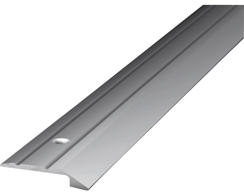 ALU ukončovacia lišta strieborná 30mm/1 m (predvŕtaná) Hliníkový prechodový profil s montážnym otvorom