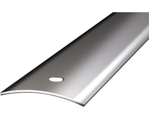Prechodový profil leštený 1m 40mm skrutkovací, oceľový (predvŕtaný)
