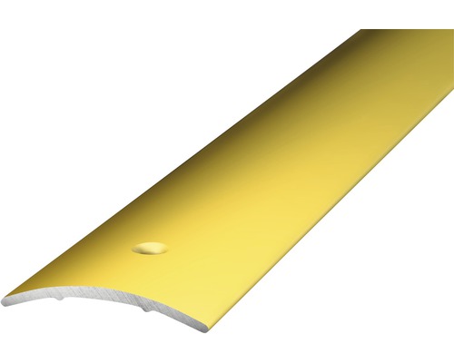 ALU prechodová lišta skrutkovacia (predvŕtaná), zlatá 30x2700 mm Zlatá prechodová lišta pre podlahové krytiny