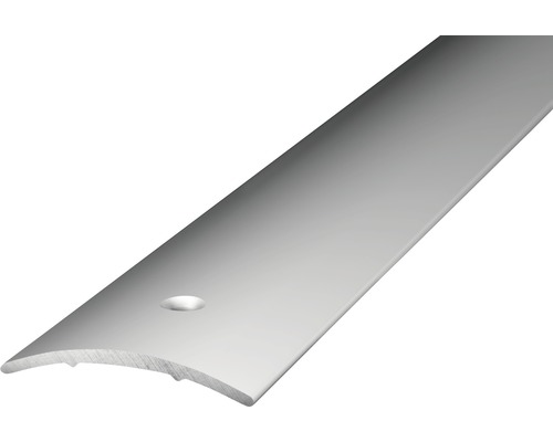 ALU prechodová lišta strieborná 30x2700 mm (predvŕtaná) Prechodový profil z kovu s otvorom