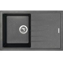 Granitový drez Sinks Best 780 Metalblack