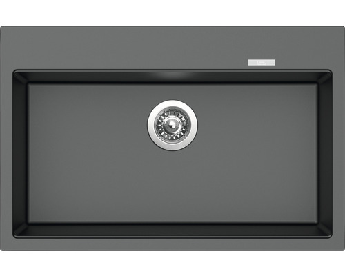 Granitový drez Sinks Maximo 780 Metalblack