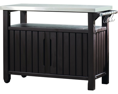 Záhradný stôl Keter Unity XL 134x90x52 cm hnedý