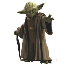 Nálepka na stenu Star Wars Yoda 100x70 cm-thumb-0