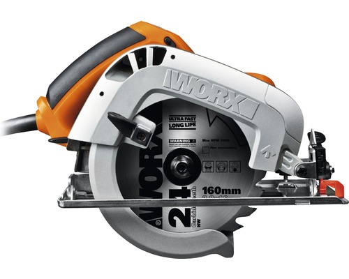Ručná okružná píla Worx s pílovým kotúčom 160 milimetrov