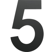 Domové číslo "5" čierne 15 cm-thumb-0