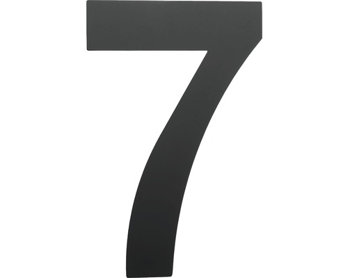 Domové číslo "7" čierne 15 cm-0