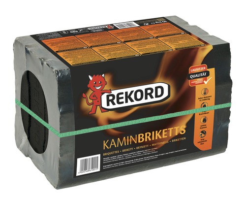 REKORD krbové brikety, balenie brikiet