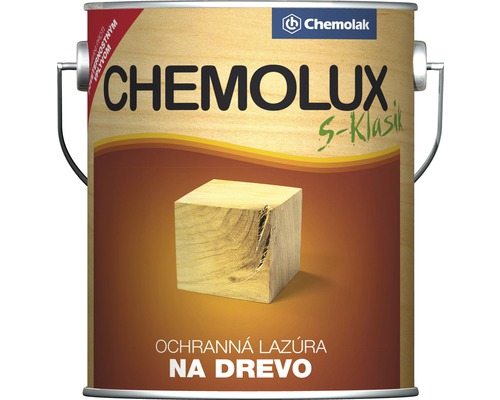 Tenkovrstvová syntetická lazúra Chemolux S Klasik breza 9 l