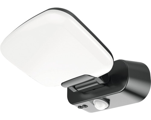 LED vonkajšie nástenné svietidlo Top Light Lucca 1 PIR IP54 10 W 900 lm 4000 K čierne so senzorom pohybu Vonkajšie svetlo so senzorom pohybu