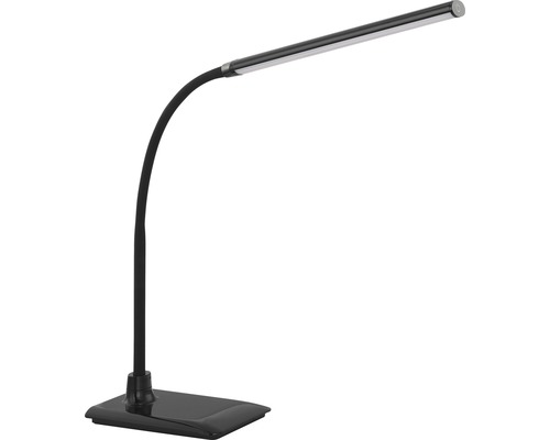 Stolná lampa s flexibilným ramenom a LED žiarovkou
