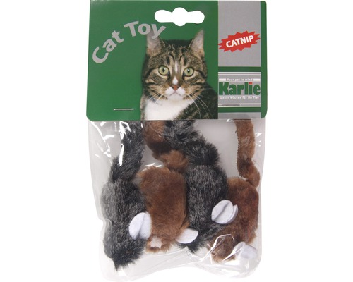 Hračka pre mačky myš s mačacou mätou v balení