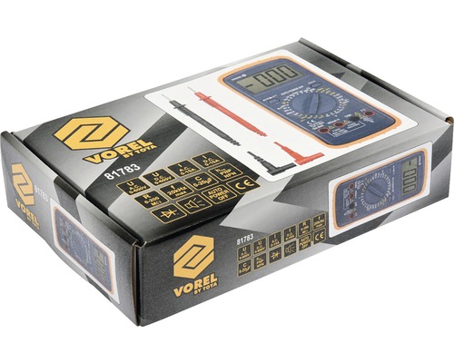 Balenie multimetra Vorel