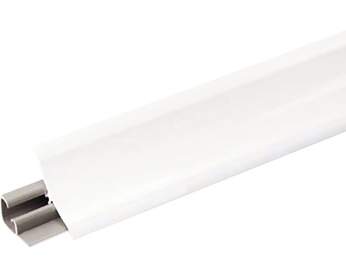 Lišta k pracovnej doske plastová LB23 3000 x 23 mm biela Plastový káblový kanál