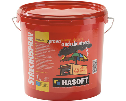 Vedro s opravnou hmotou na strechy, 7 kg