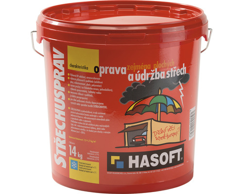Vedro strešnej opravnej hmoty 14 kg na opravu a údržbu striech