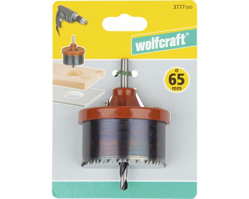 Dierovacia píla Wolfcraft s priemerom 65 milimetrov