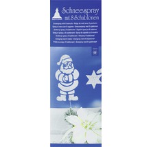 Snehový sprej s ôsmimi šablónami