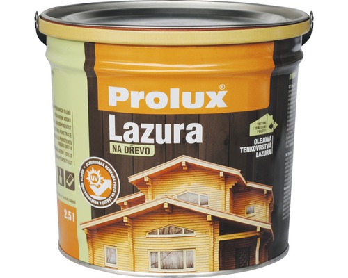 Lazúra na drevo Prolux 34 - Oliva 2,5 l