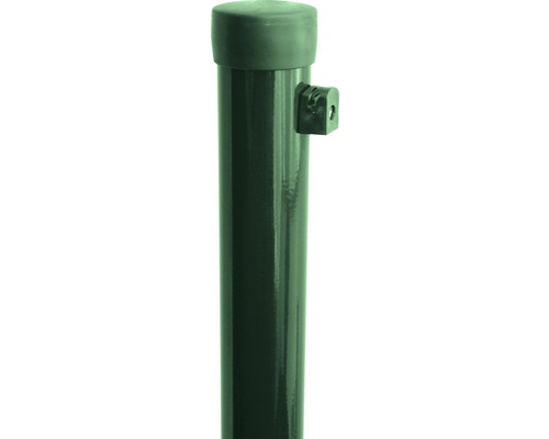 Stĺpik na plot Pilecký Ideal Zn+PVC okrúhly 175 cm Ø 38 mm zelený