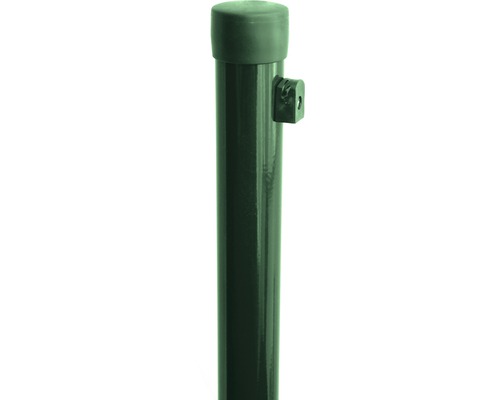 Stĺpik na plot Pilecký Ideal Zn+PVC okrúhly 260 cm Ø 48 mm zelený