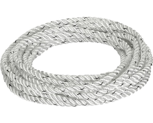 Krútené biele lano