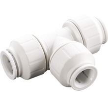 Plastový T-kus pre sanitárne inštalácie