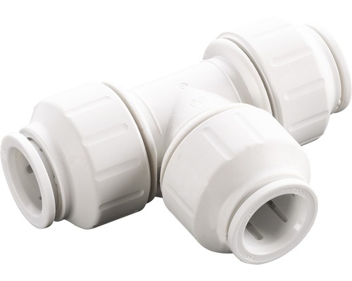 Plastový T-kus pre sanitárne inštalácie