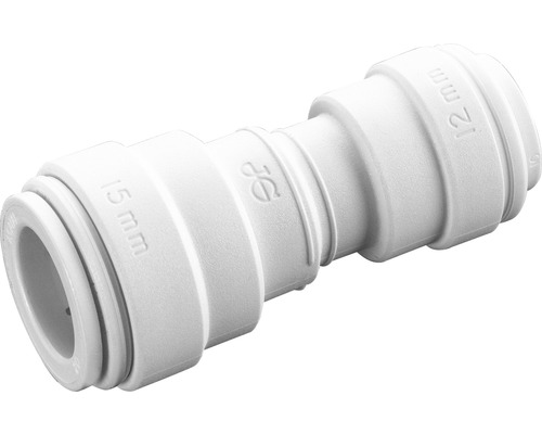 Potrubná spojka s priemerom 12 milimetrov a 15 milimetrov