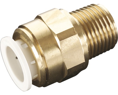 Mosadzná skrutková tvarovka so závitom