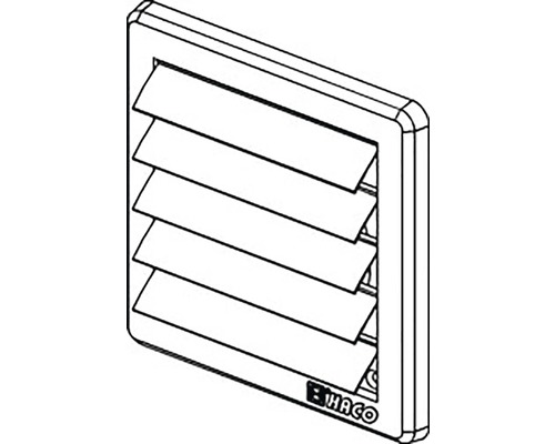 Vetacia mriežka HACO s lamelami