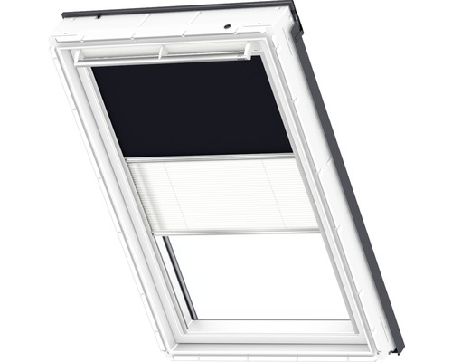 Strešné okno so zatemňovacou roletou a plisovanou žalúziou