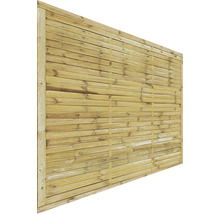 Drevený plot Solid lamelový 180x180 cm prírodný impregnovaný-thumb-1