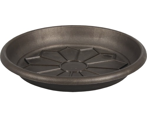 Plastová miska pod kvetináč Naxos Ø 16 cm hnedá
