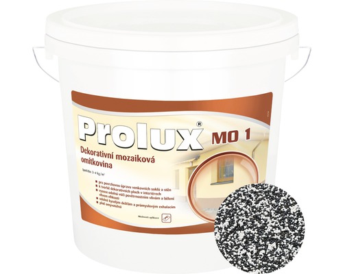 Dekoratívna mozaiková omietka Prolux 1 - 120 jemnozrnná 25 kg Vedro dekoratívnej mozaikovej omietky