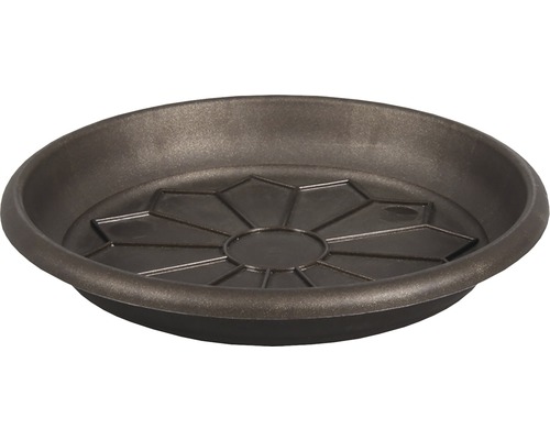 Plastová miska pod kvetináč Naxos Ø 18 cm hnedá