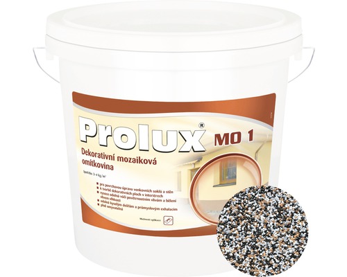 Dekoratívna mozaiková omietka Prolux 1 - 130 jemnozrnná 25 kg Prolux MO 1 mozaiková omietka vo vedre