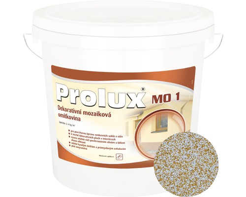Dekoratívna mozaiková omietka Prolux 1 - 235 jemnozrnná 25 kg Vedro s dekoratívnou mozaikovou omietkou