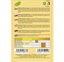 Balíček semien oregana s informáciami o pestovaní a zbere