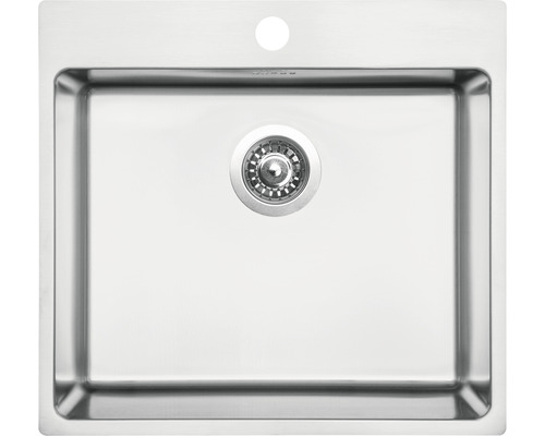 Nerezový drez Sinks Blocker 550V 1 mm kefovaný