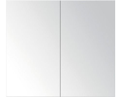 Zrkadlová skrinka Sanox Porto 70 x 13 x 65 cm biela vysoko lesklá